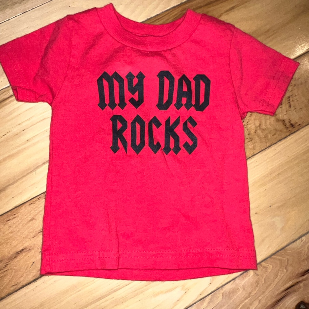 🌷5/$13! My dad rocks tee 6 mo.